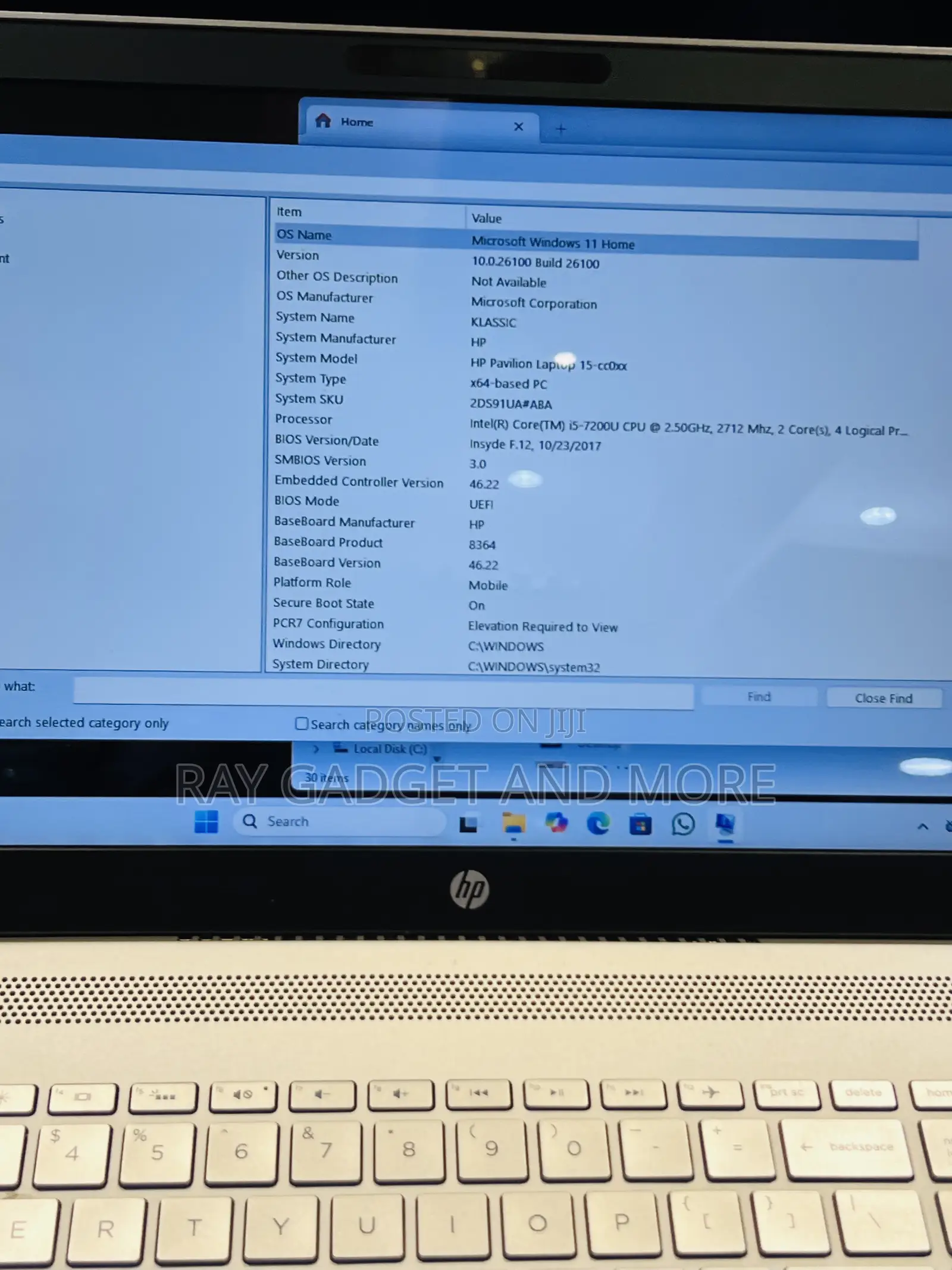 Laptop HP 15 8GB Intel Core i5 SSD 128GB