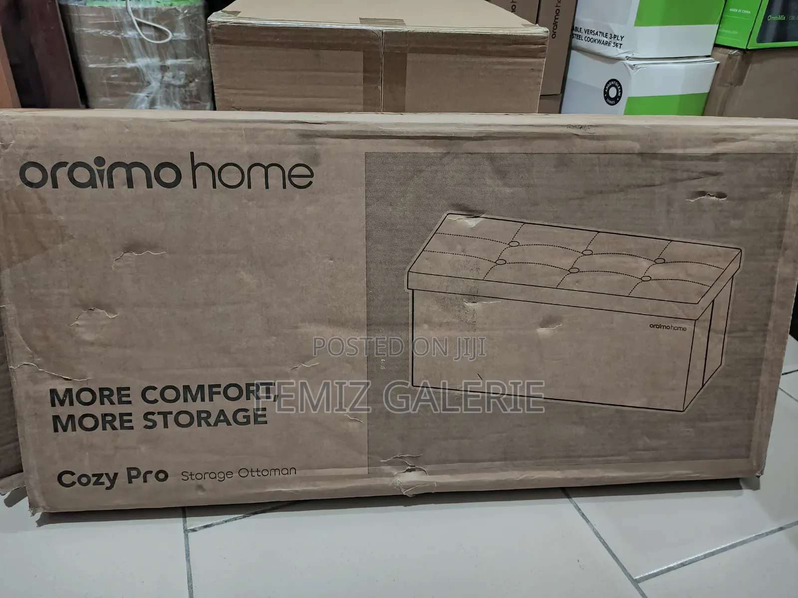 Oraimo Cozy Pro 110L Space Foldable Storage Ottoman