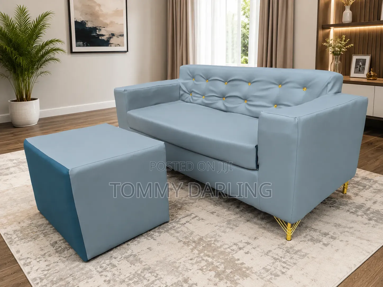 3 in 1 Sofa Chair and Center Table for Sale.