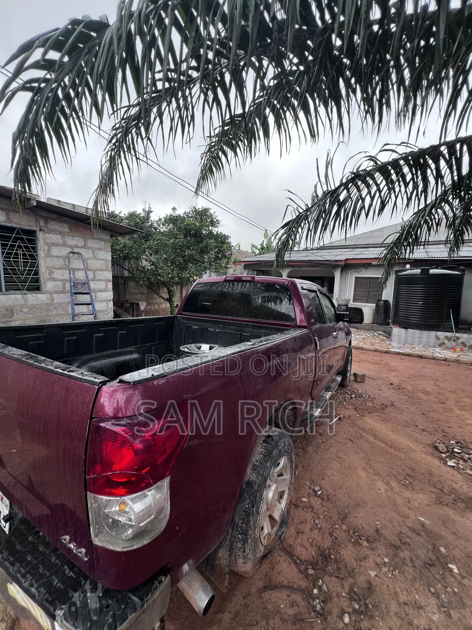 Toyota Tundra Double Cab 4x4 SR5 5.7L Long Bed 2008 Red