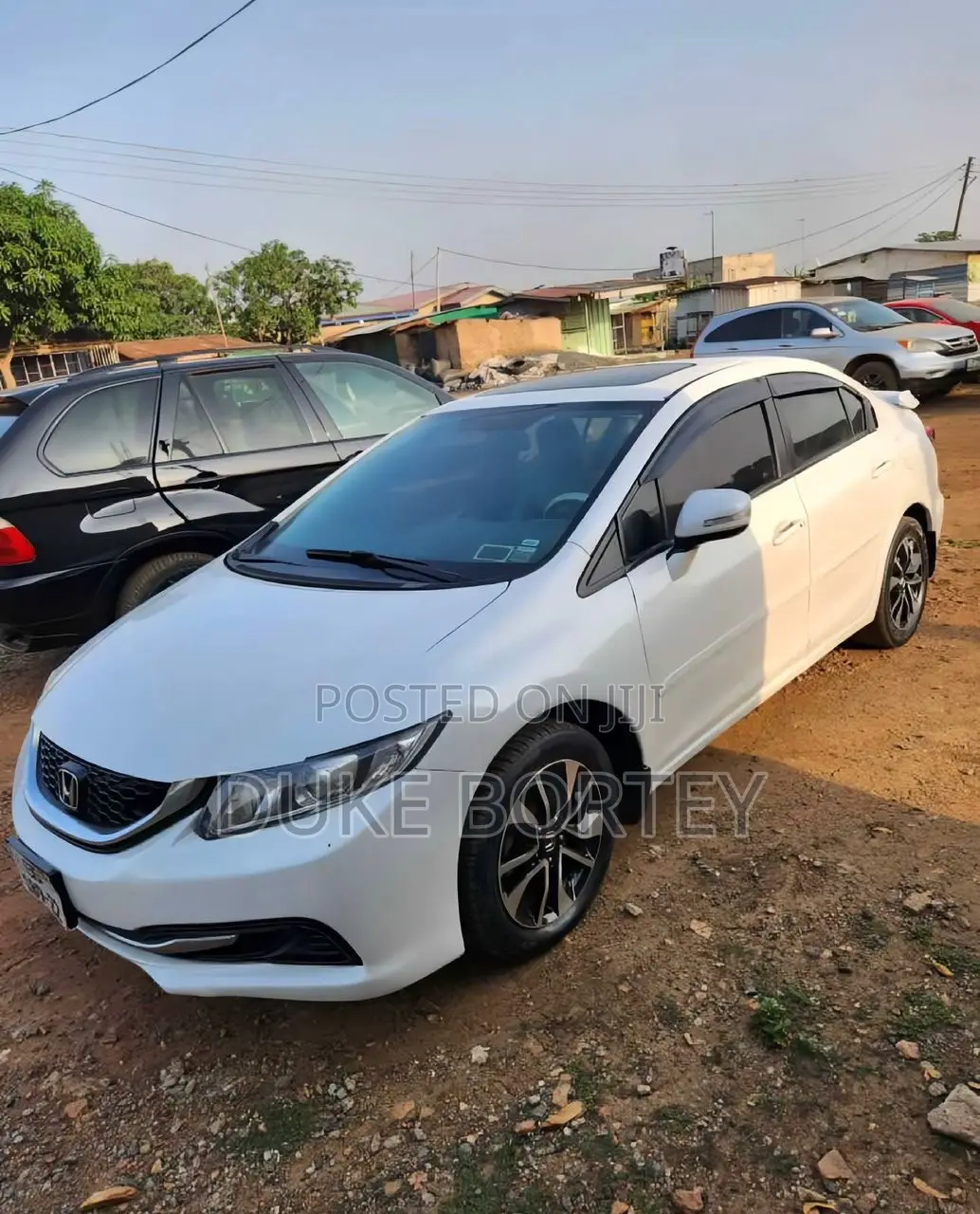 Honda Civic EX-L w/Navigation 4dr Sedan (1.8L 4cyl CVT) 2015 White
