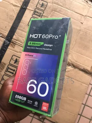 New Infinix Hot 60 Pro+ 256 GB Black