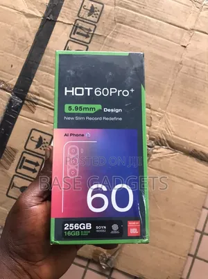New Infinix Hot 60 Pro+ 256 GB Black