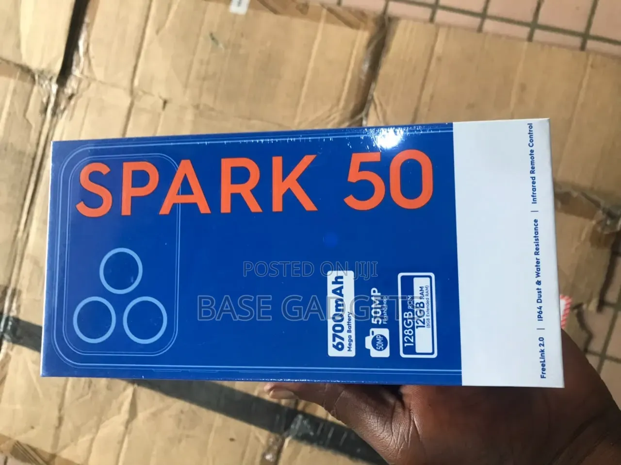 New Tecno Spark 50 128 GB Black