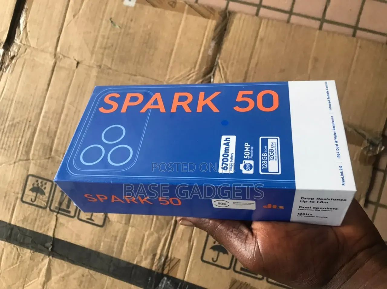 New Tecno Spark 50 128 GB Black