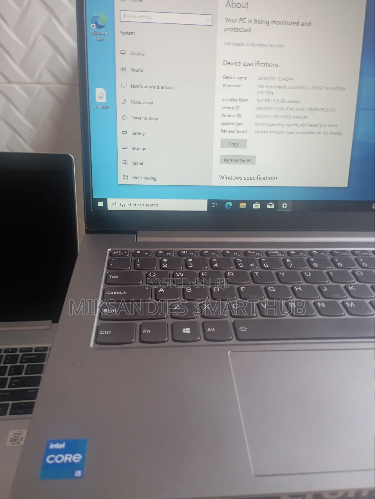 Laptop Lenovo ThinkBook 14 G8 IAL 16GB Intel Core i5 SSD 256GB