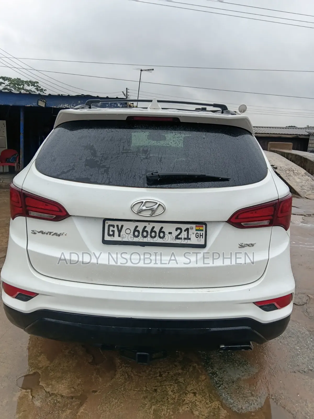 Hyundai Santa Fe 2017 White