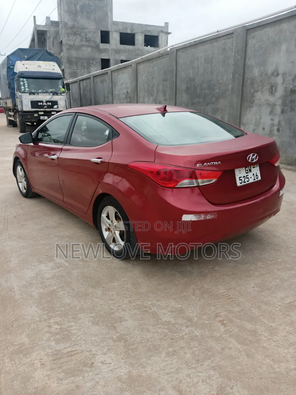 Hyundai Elantra 2013 Red