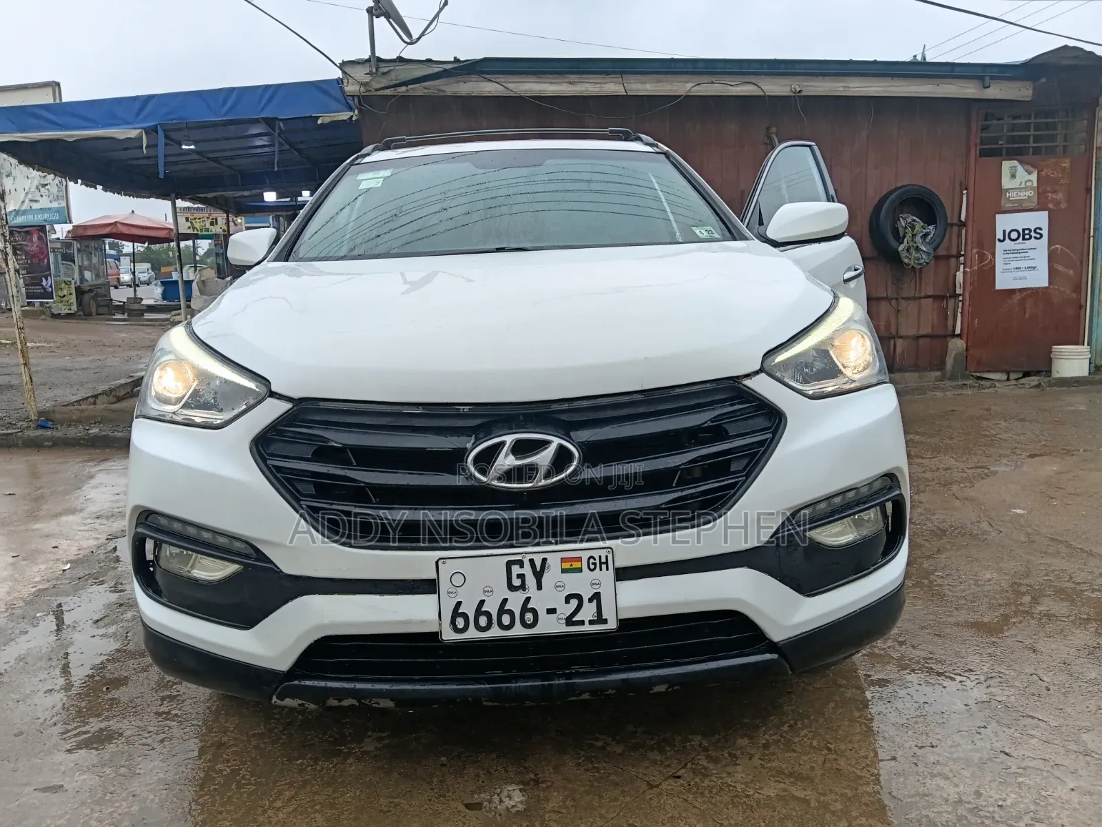 Hyundai Santa Fe 2017 White