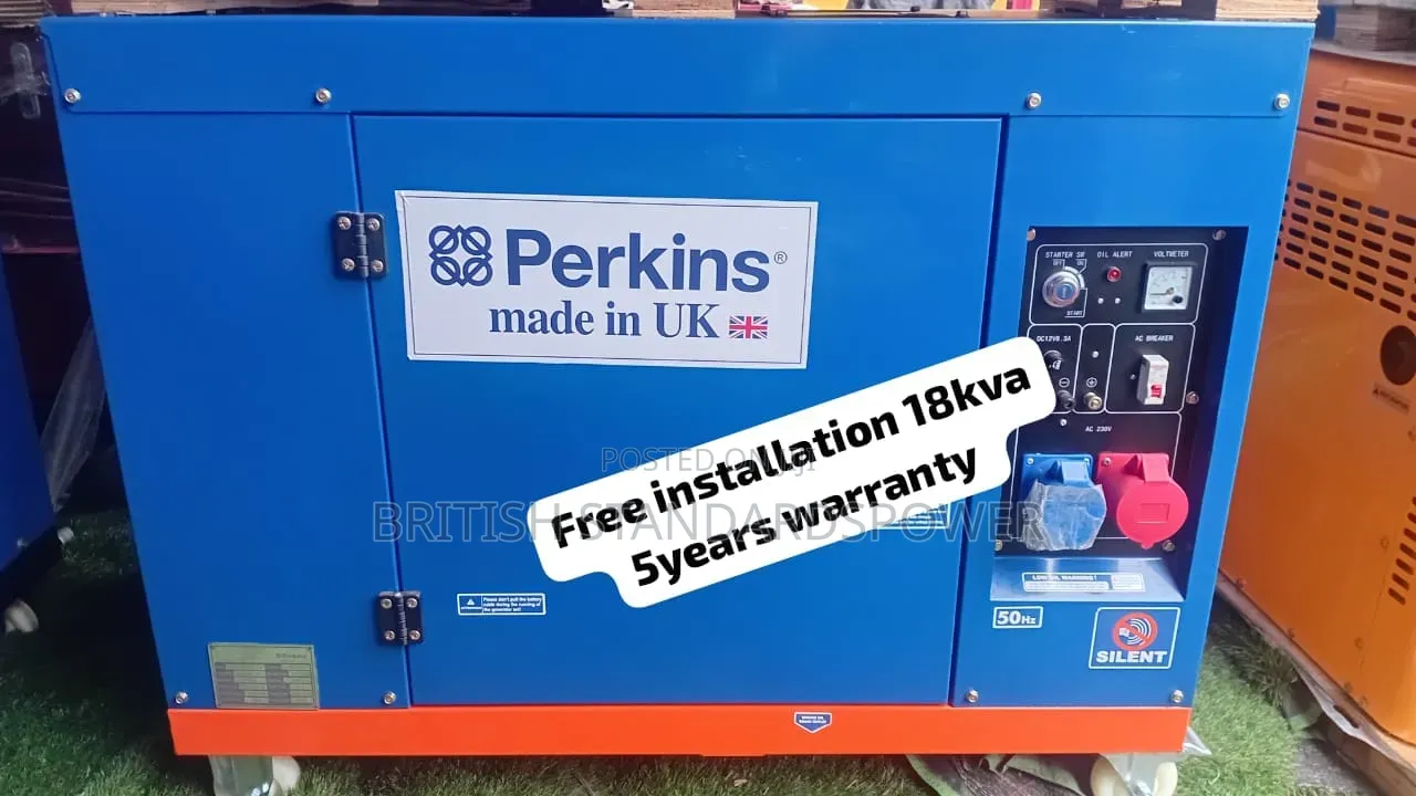 Original Perkins 18kVA Diesel Generator | Reliable Power 18kva