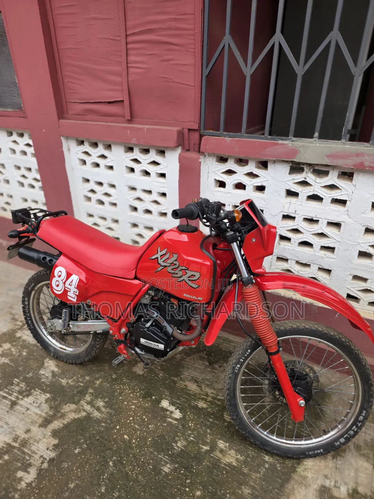 Honda XL 125 1980 Red