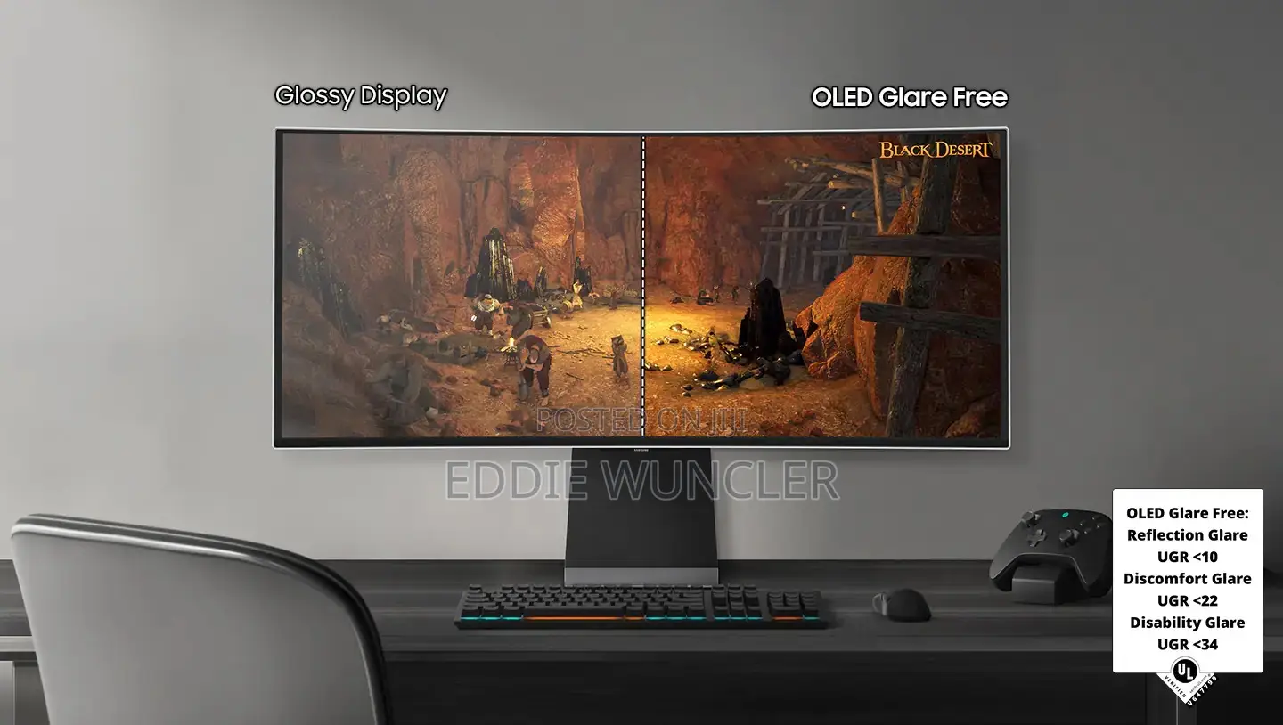 34" Samsung Odyssey G8 QD-OLED, 0.03ms GTG, 175Hz Smart Gaming Monitor
