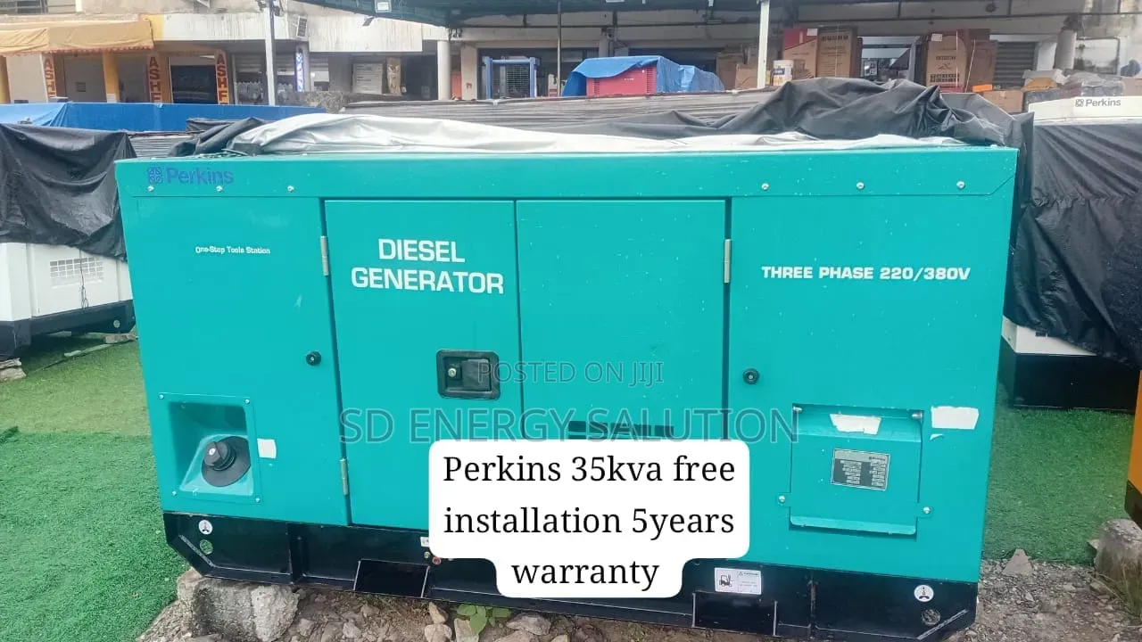 Perkins 35kVA Diesel Generator – Silent Heavy Duty Generator