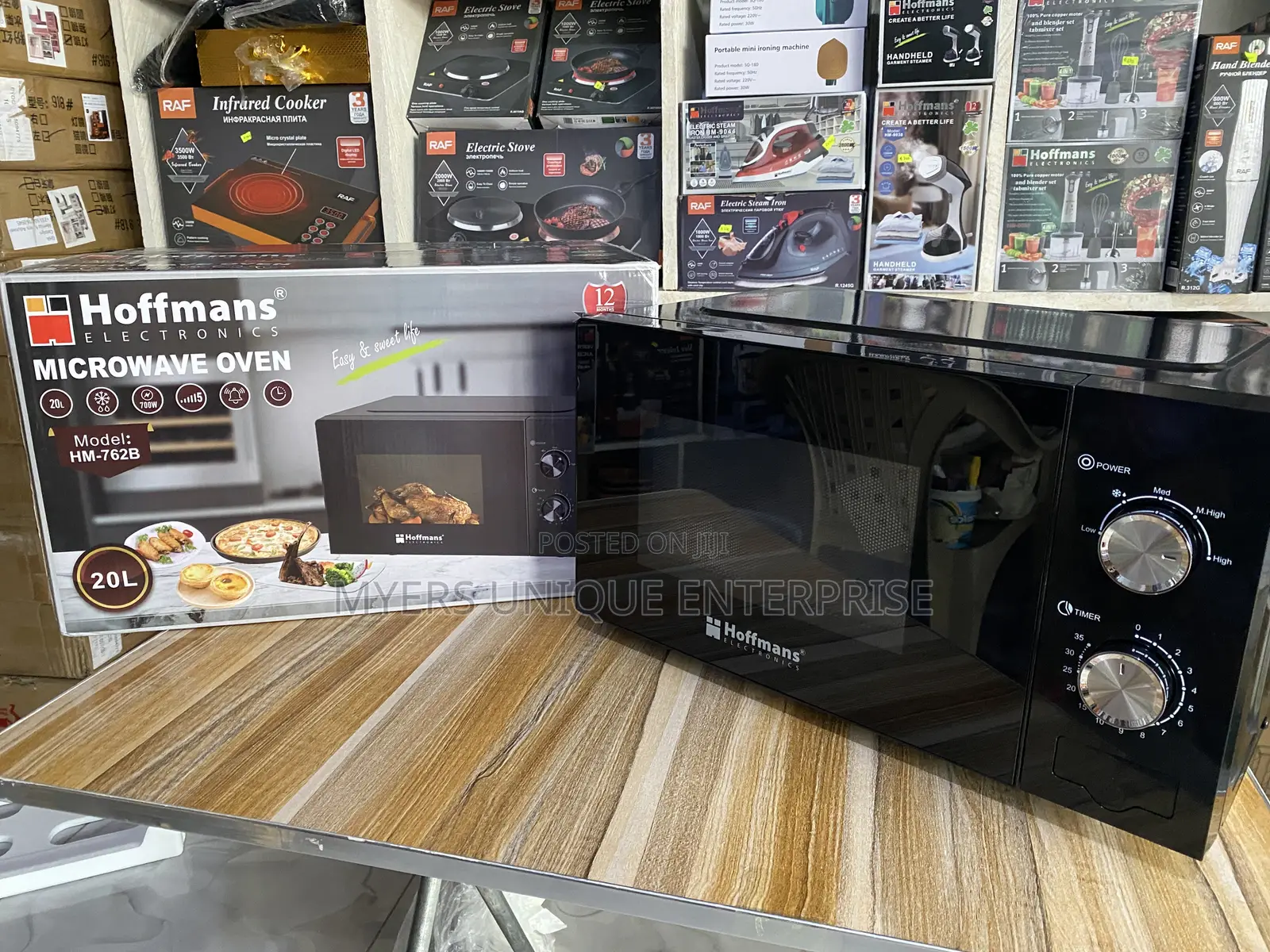 Compact Microwave Oven With Glass Turntable(Hoffmans 20L)