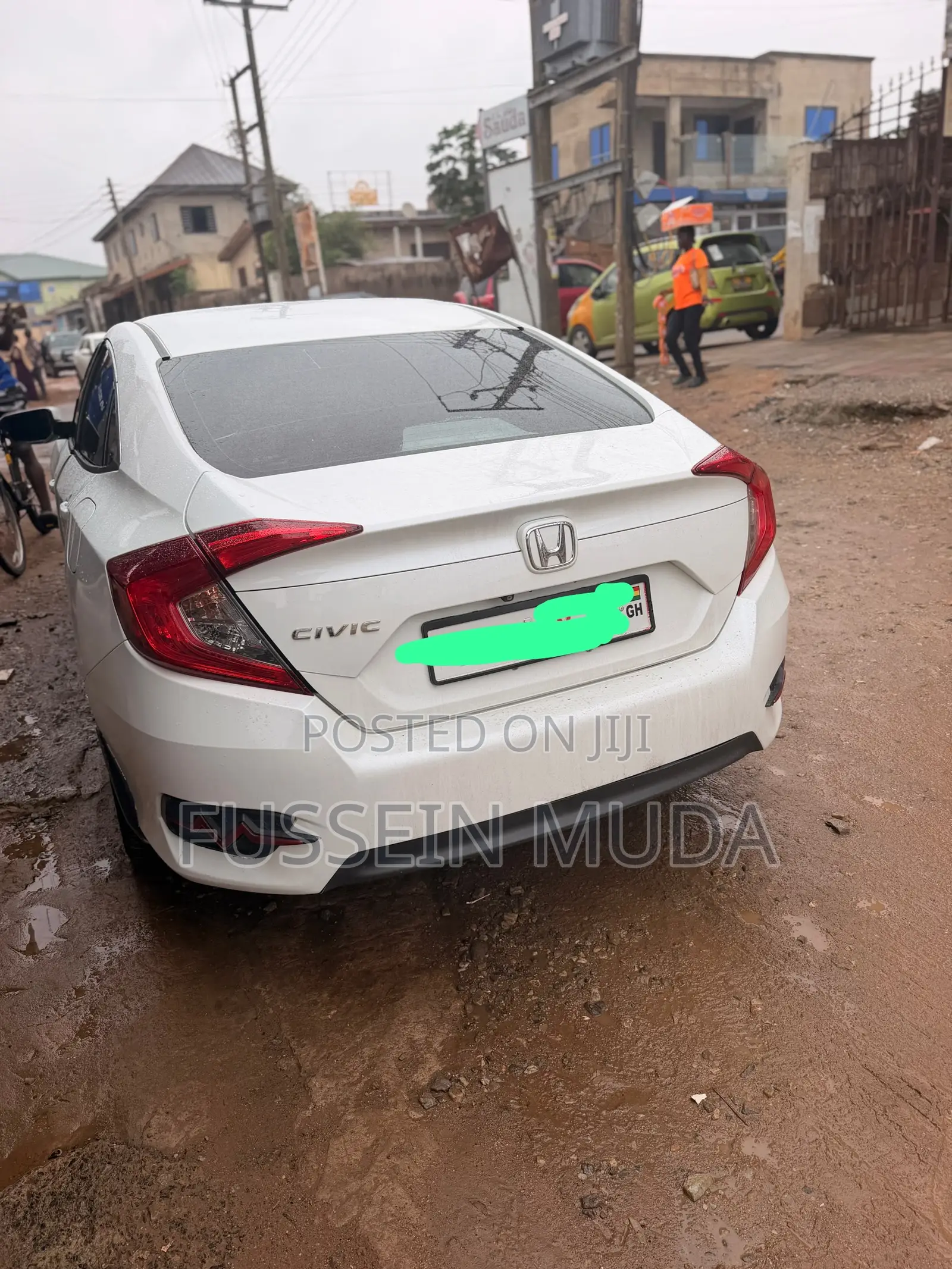 Honda Civic EX-L Sedan 2018 White