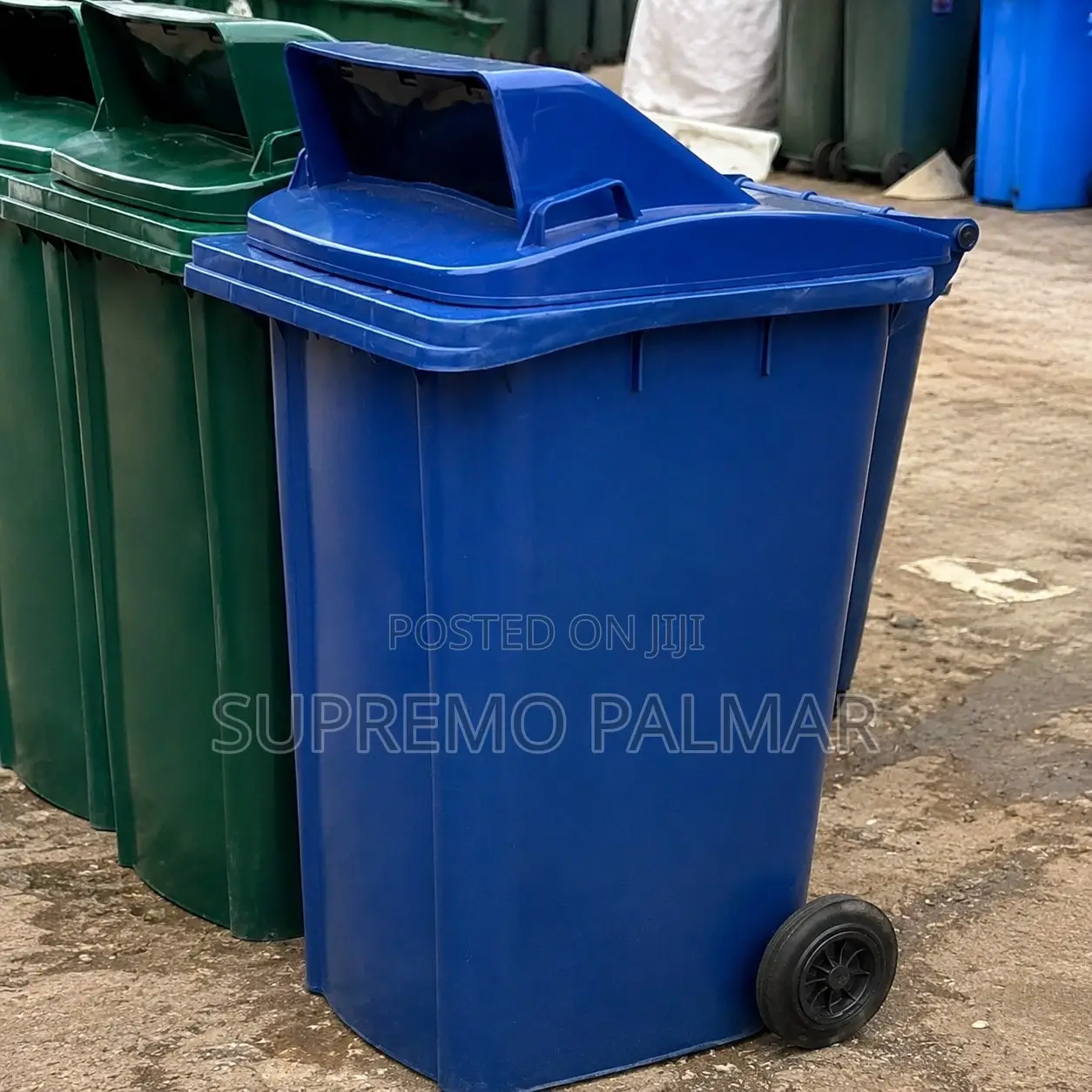 240l Wheeled Plastic Trash DustBin – Wheelie Bin With Lid Wheels
