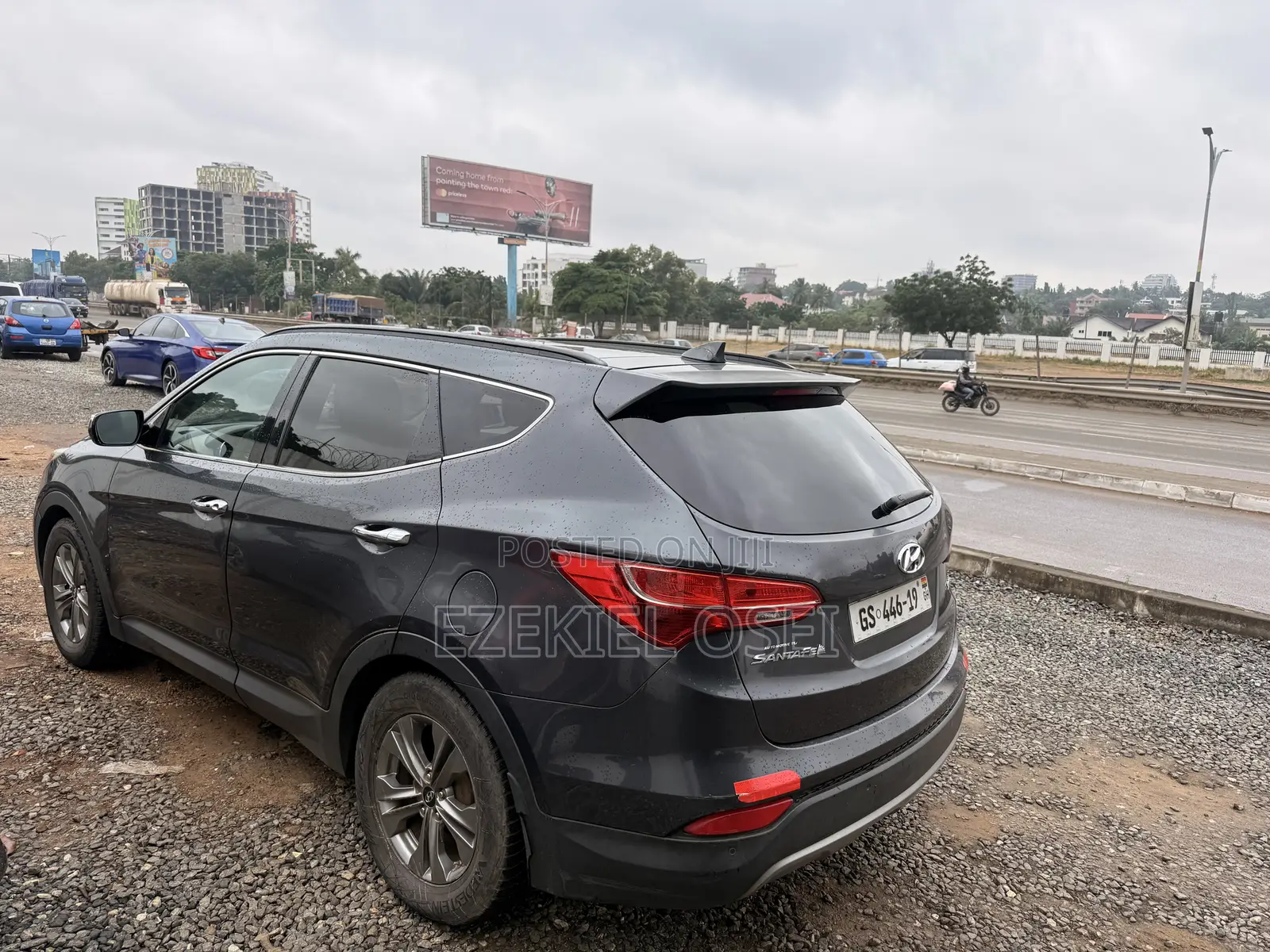 Hyundai Santa Fe Limited 4dr SUV (3.3L 6cyl 6A) 2015 Gray