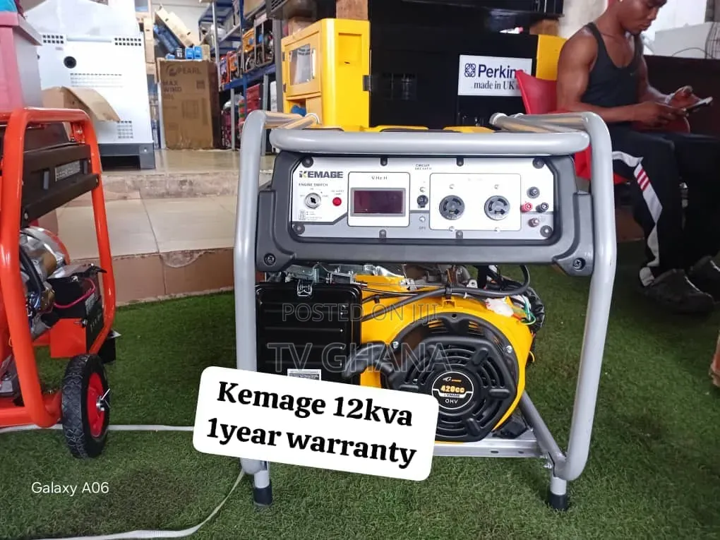 Kemage 12kVA Premium Petrol Generator – Stable Power for 12kva