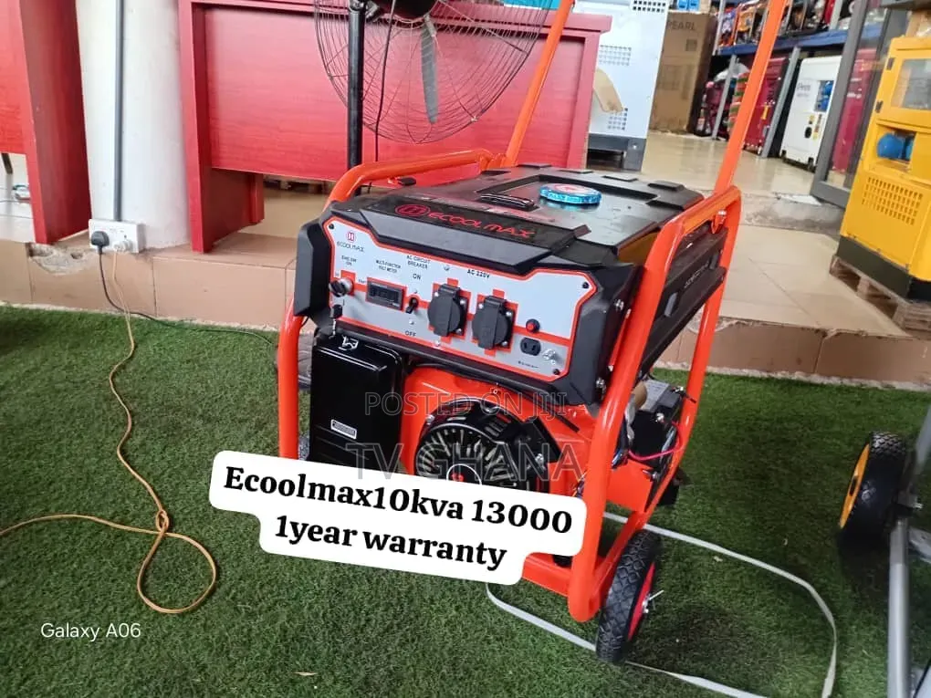 Ecoolmax 10kVA Super Silent Generator – 100% Copper Coil, 10kva