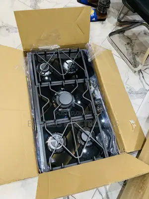 Get a New Kenwood Black Built in 90Cm 5burner Al Gas Cooer
