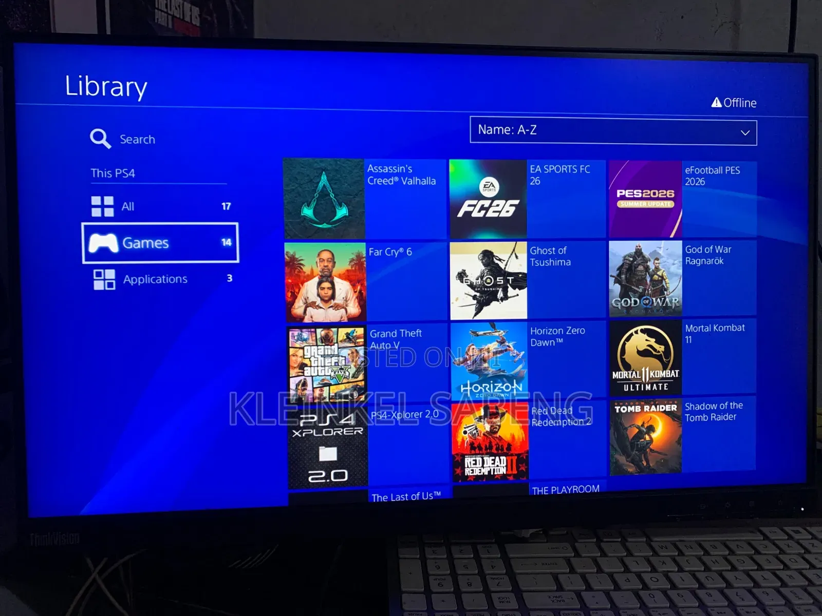 PS4 Account Games