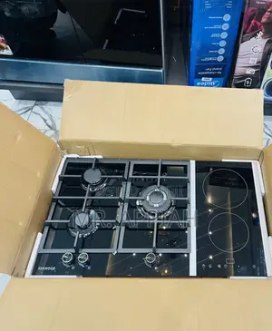 Check Out Classic Kenwood 90cm Built in 4 Gas + 2 Electric Hob(Black)
