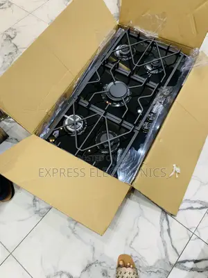 Quality Sleek Black Kenwood Gas Cooker 5burner Built In
