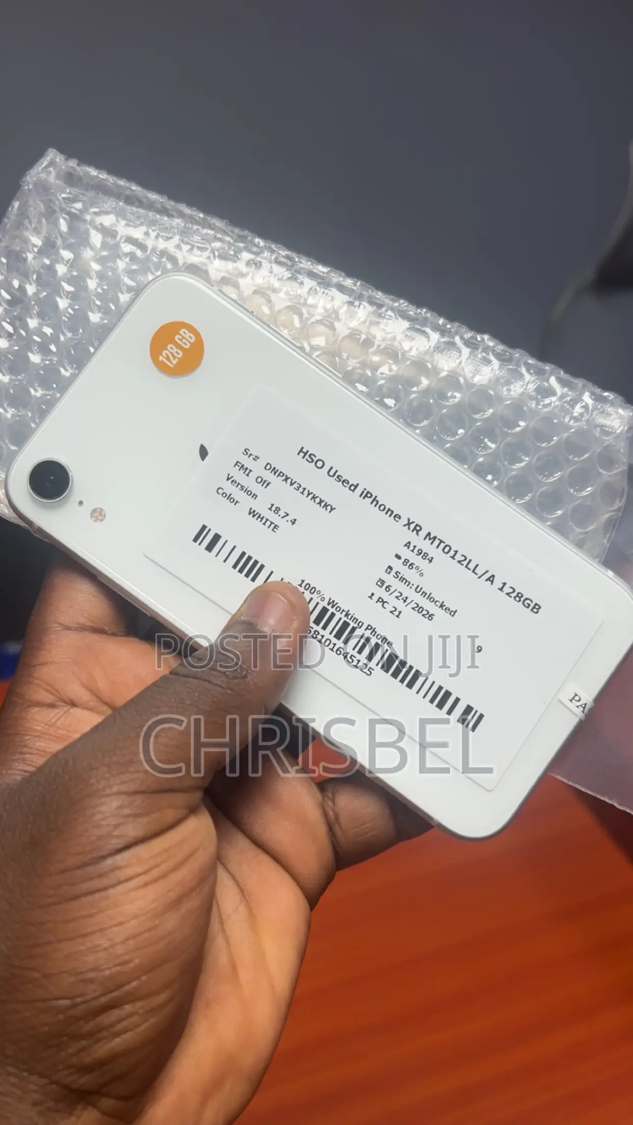 New Apple iPhone XR 128 GB White