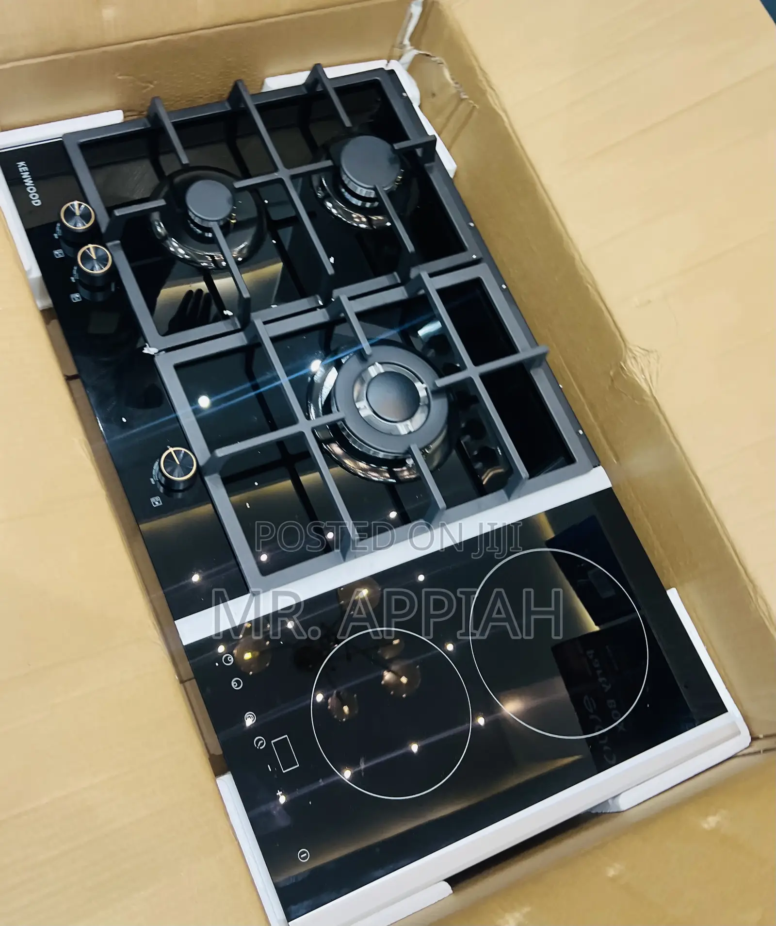 Choose Sleek Kenwood 2 + 4 Gas Inbuilt Hob 