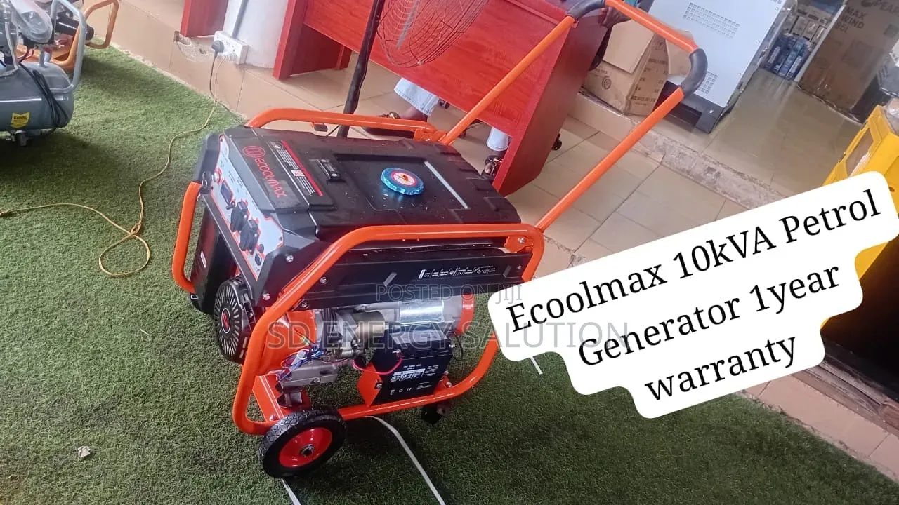 Ecoolmax 10kVA Petrol Generator for Home Business