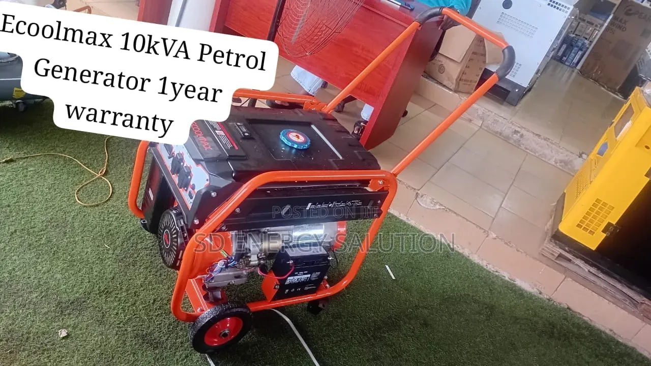 Ecoolmax 10kVA Petrol Generator for Home Business