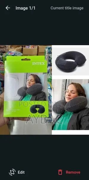 Intex Travel Pillow – Neck Support Cushion