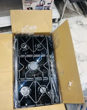 Order Sleek Kenwood 90cm Tempered Glass Hob(5 Gas) Black