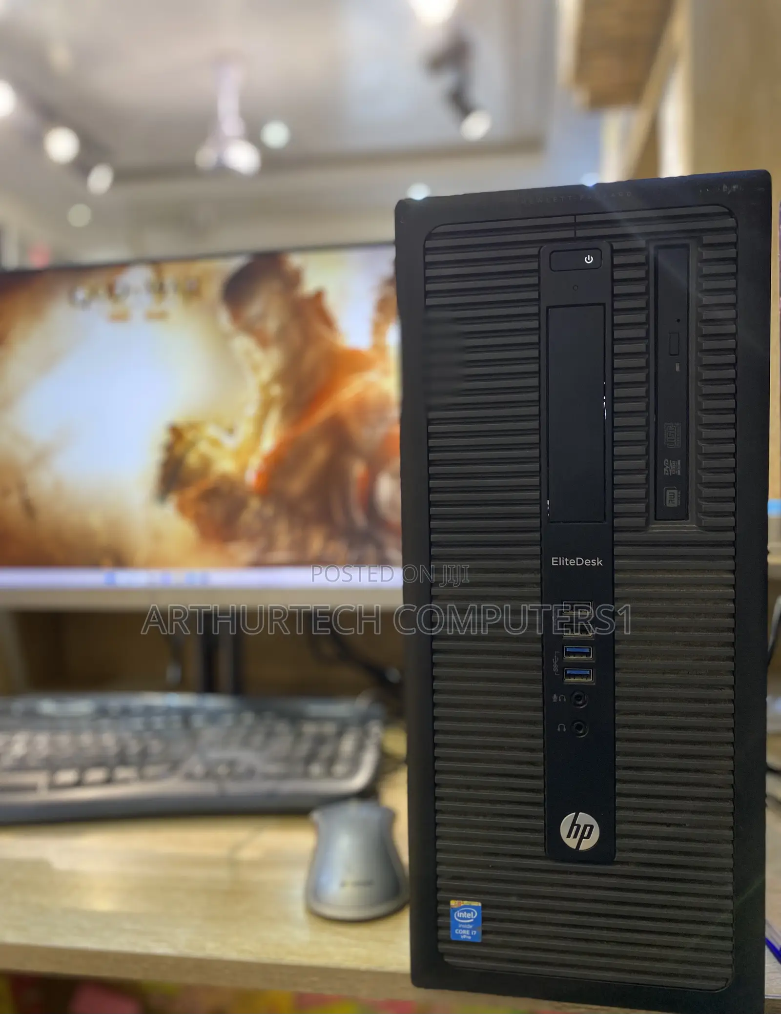Desktop Computer HP EliteDesk 800 16GB Intel Core i7 HDD 500GB
