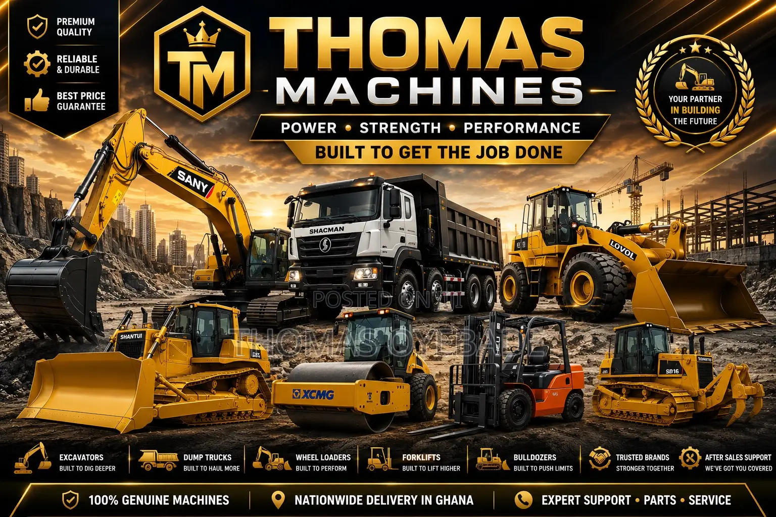 Brand New Excavator for Mining Road Construction