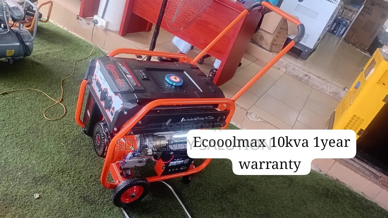 Ecoolmax 10kVA Electric Start Petrol Generator