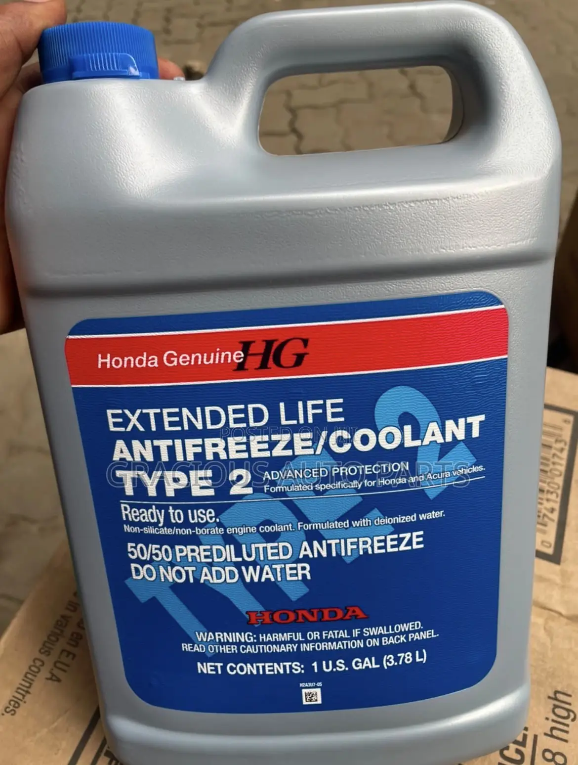 Honda Anti-Freeze Coolant Blue 50/50