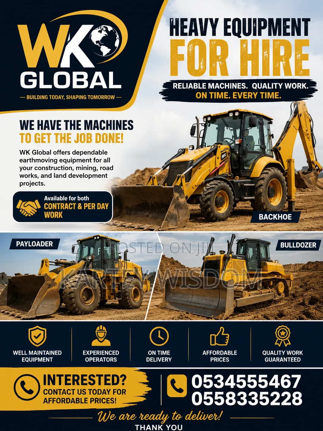 Heavy Equipment for Rent