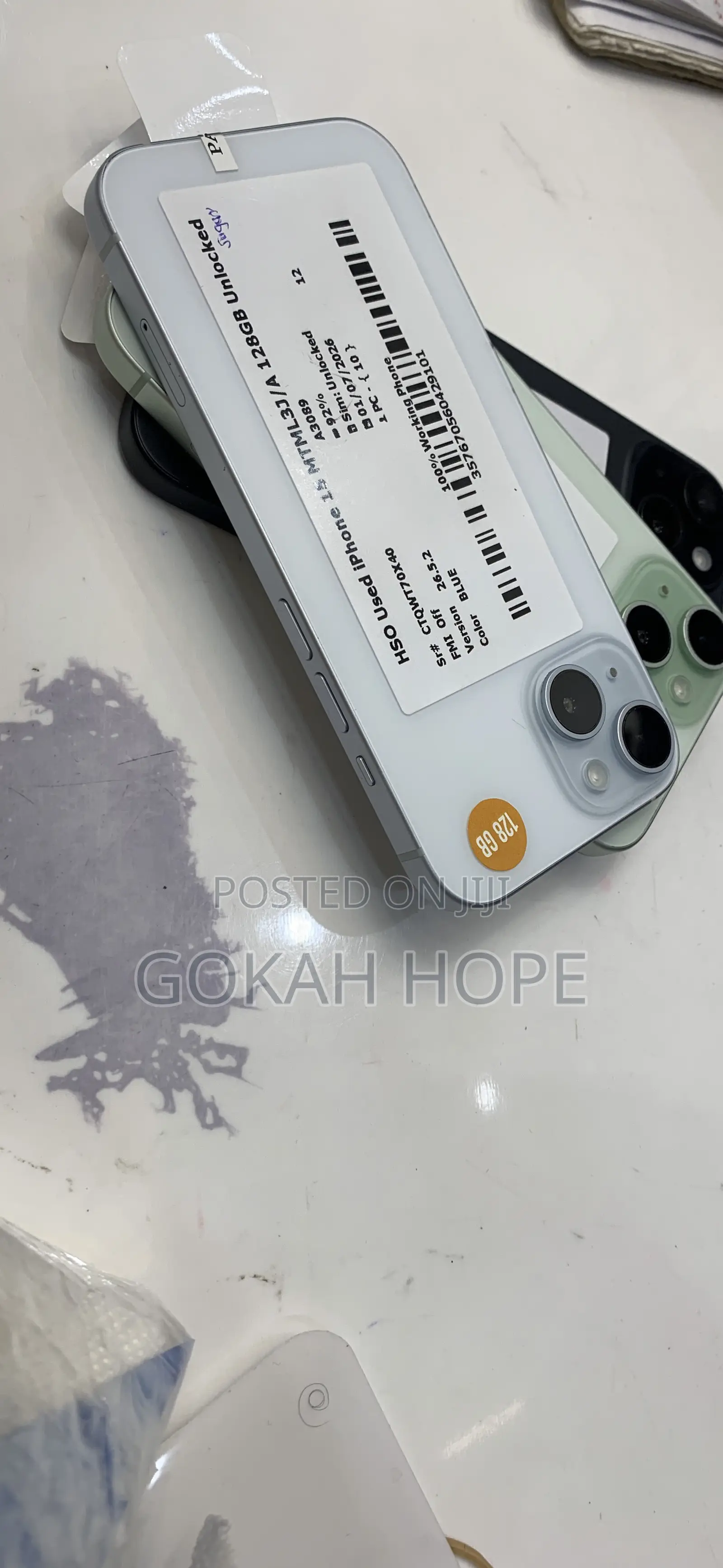 New Apple iPhone 15 128 GB Black