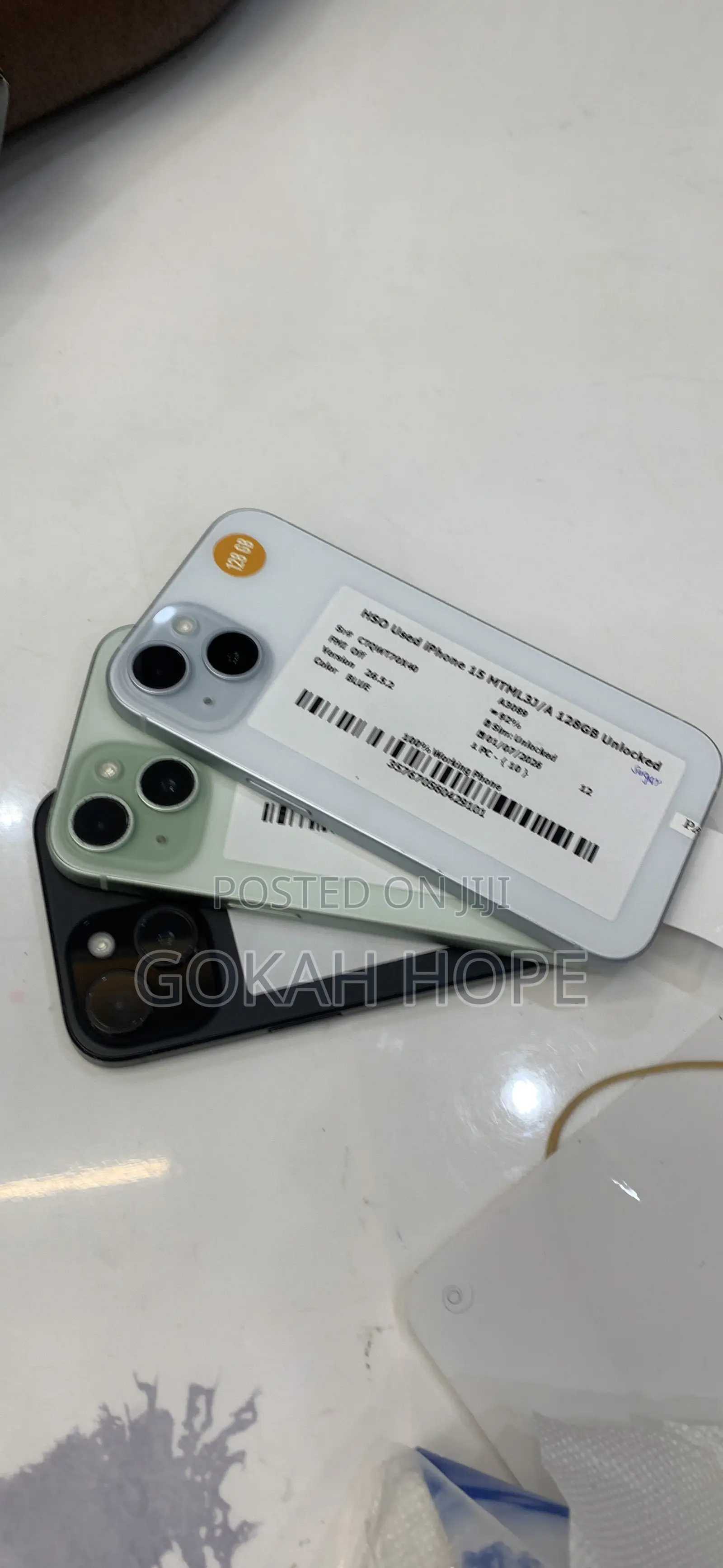 New Apple iPhone 15 128 GB Black