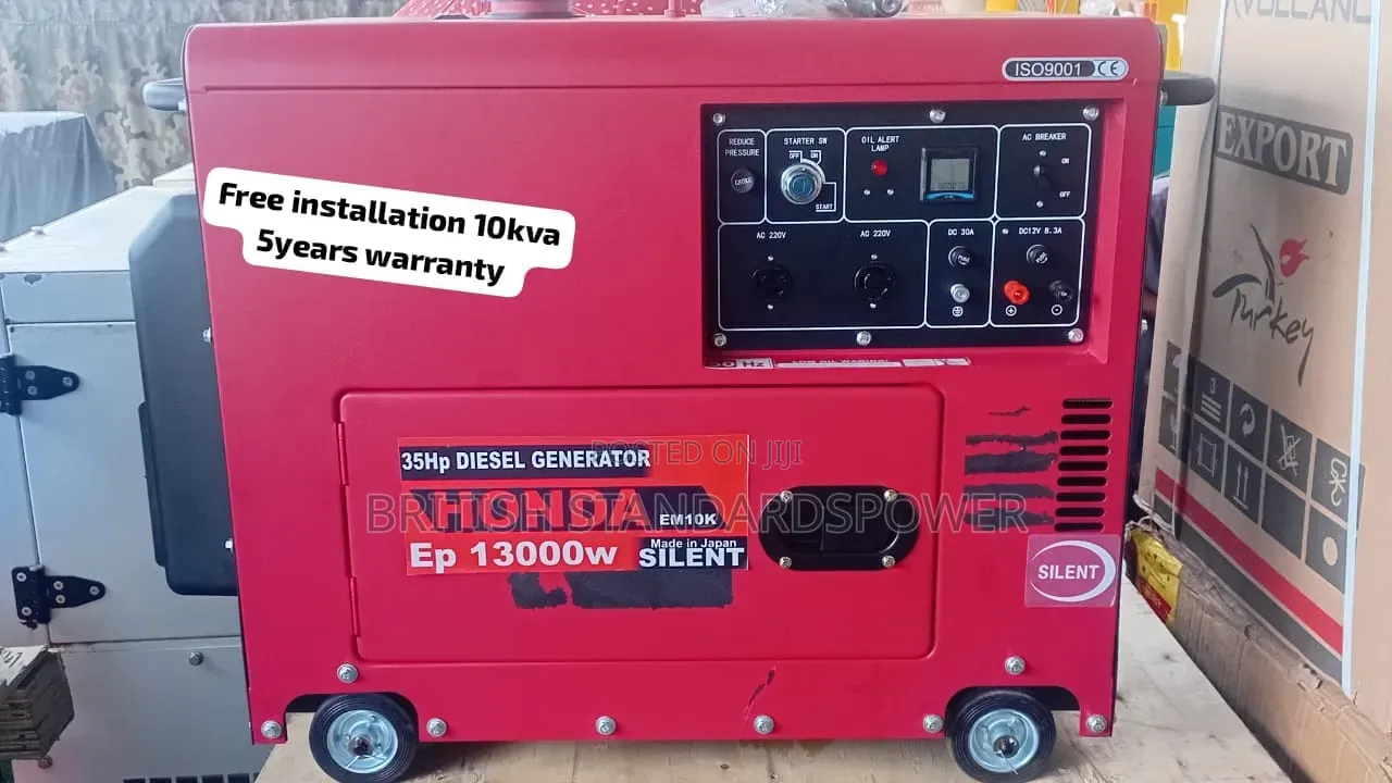 HONDA 10KVA Electric Start Generator | Super Silent High 10kva
