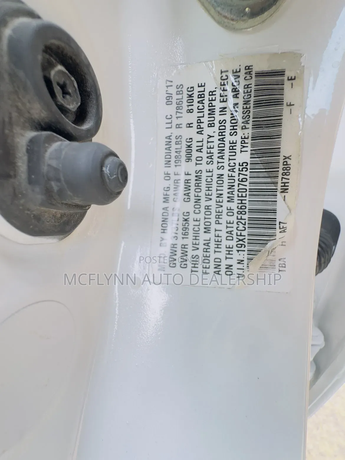 Honda Civic 2018 White