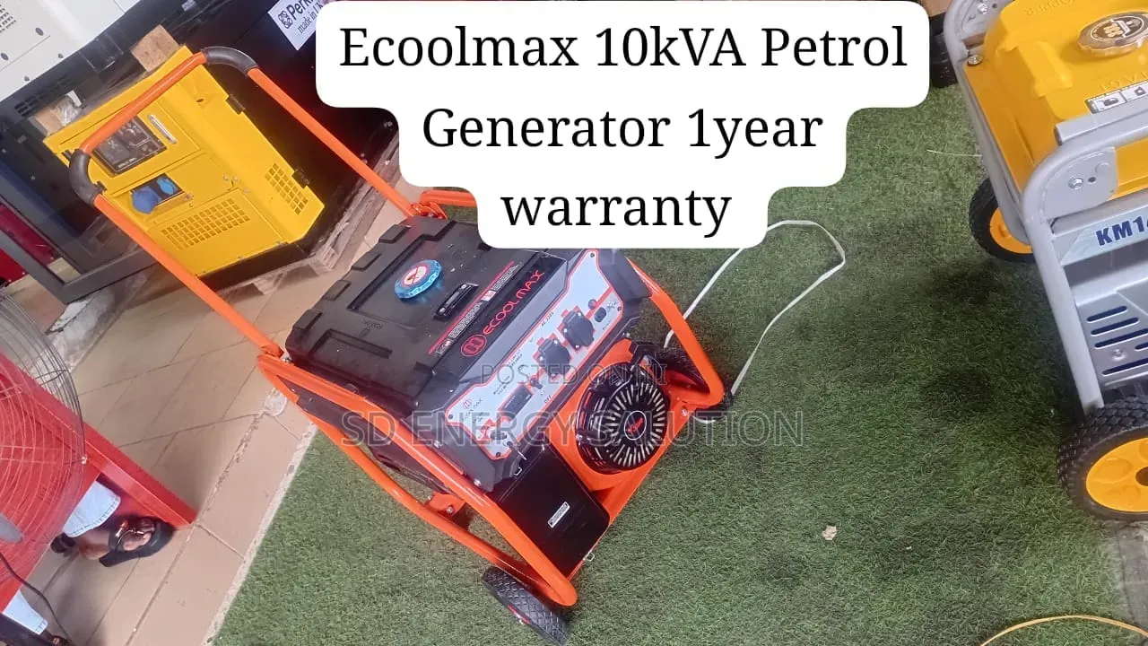 Buy Ecoolmax 10kVA Petrol Generator With Warranty