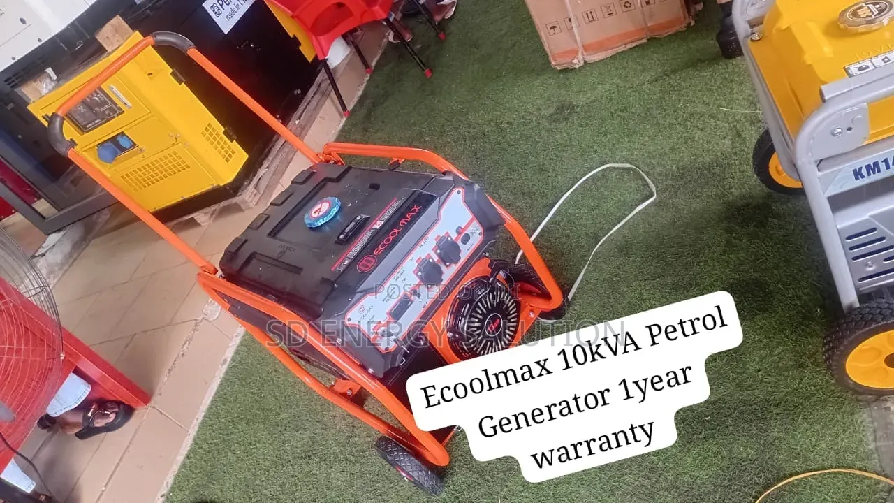 Ecoolmax 10kVA Silent Petrol Generator – High Performance