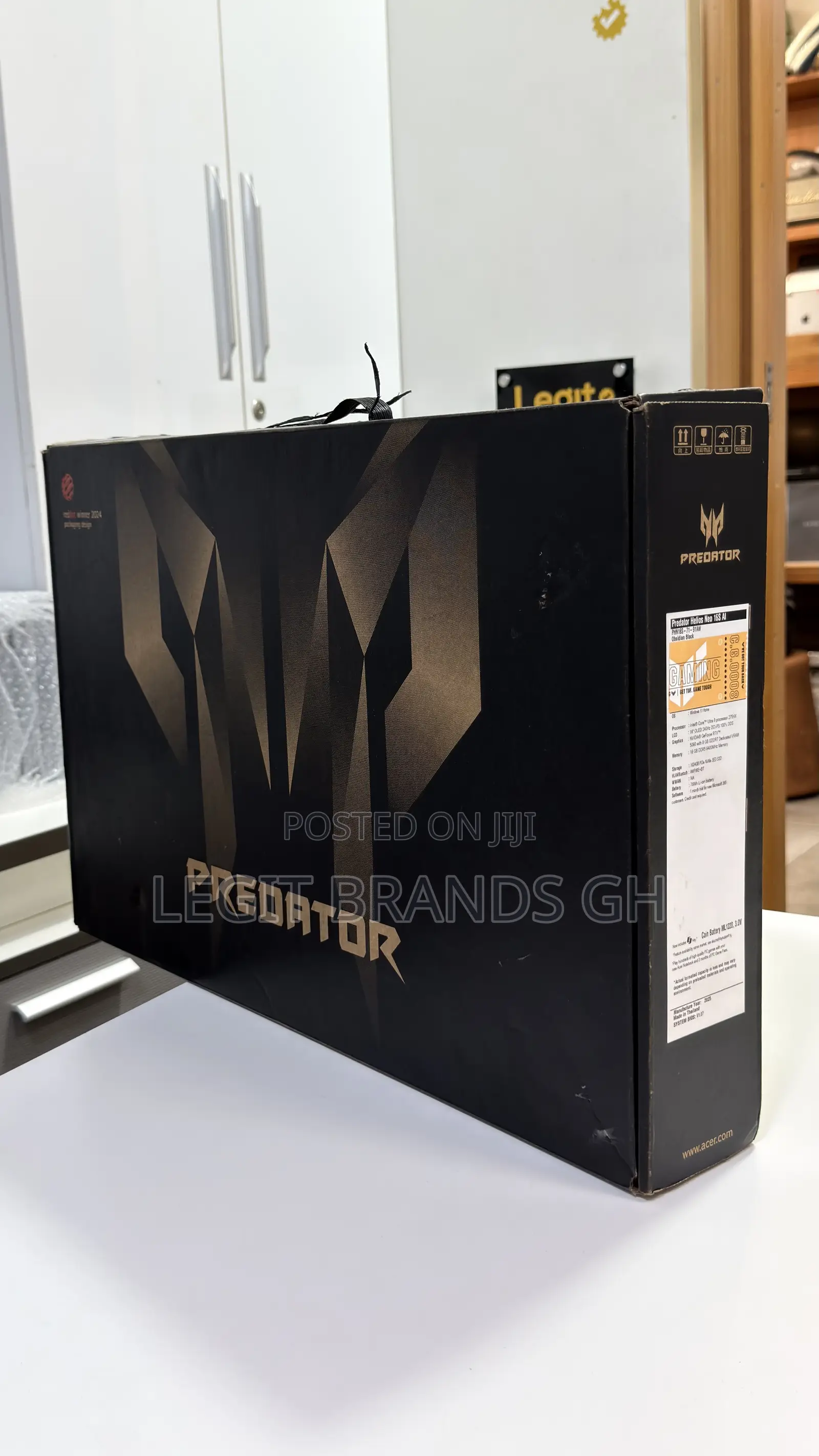 New Laptop Acer Predator Helios Neo 16 16GB Intel Core Ultra 9 SSD 1T