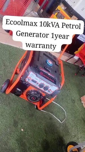 Ecoolmax 10kVA Petrol Generator for Shops Offices