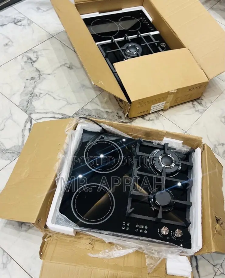 Buy Sleek Kenwood 60cm 2 Gas + 2 Electric Built Hob(Black).