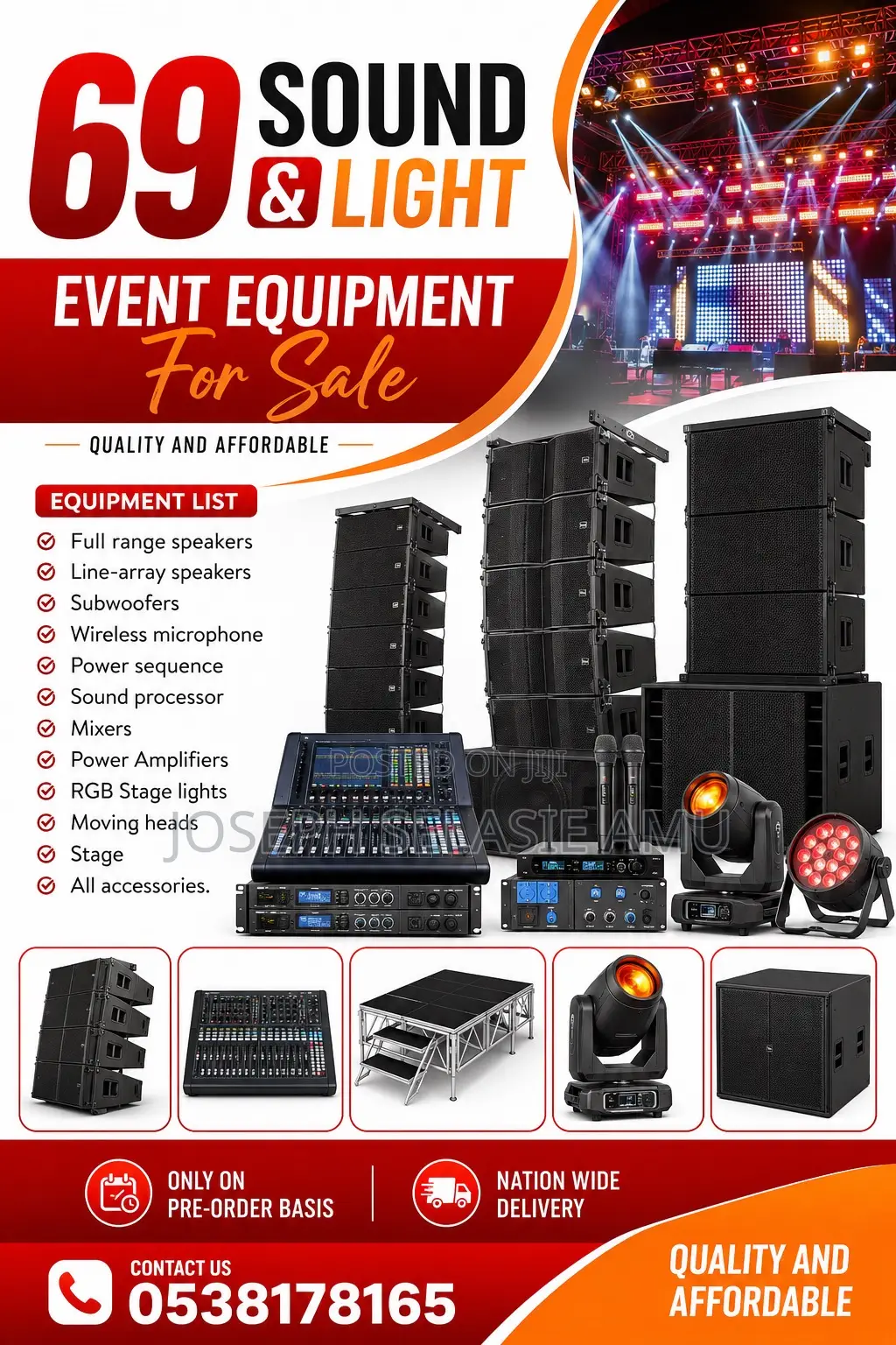 Line-Array Sound System Set