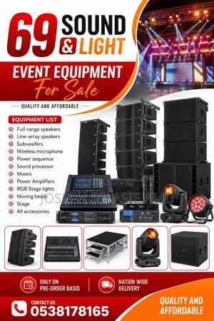 Line-Array Sound System Set