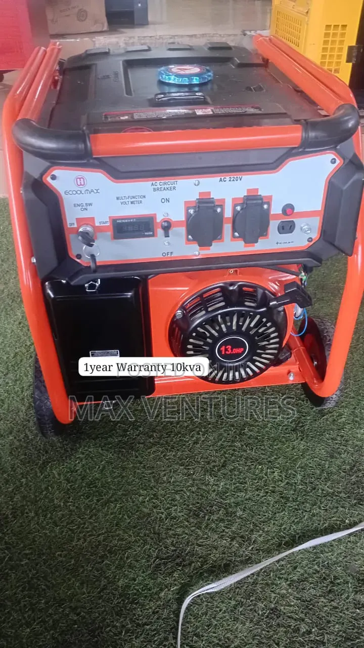Ecoolmax 10kVA Generator – Strong Engine, Reliable Output 10kva